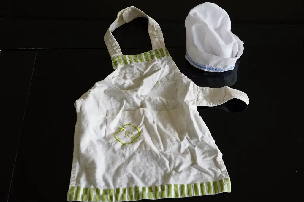Children's Cooking Apron and Hat