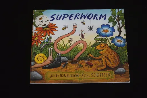 Livre pour enfants "Superworm" (🇺🇲)