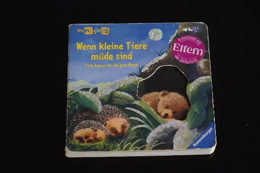  Livre pour enfants "Quand les petits animaux sont fatigués" (🇩🇪)