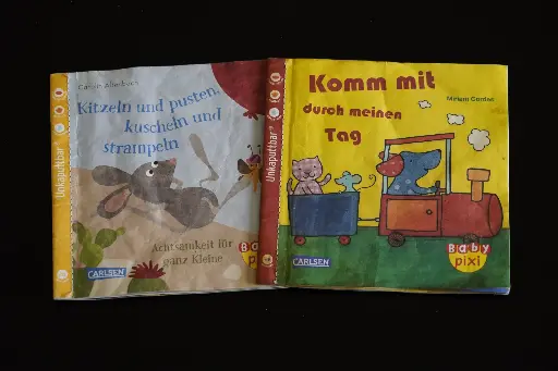 Deux petits livres pour bébé pixi "incassables" (🇩🇪)
