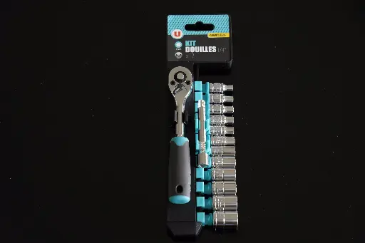 Socket Wrench Set with Ratchet (4-12mm)